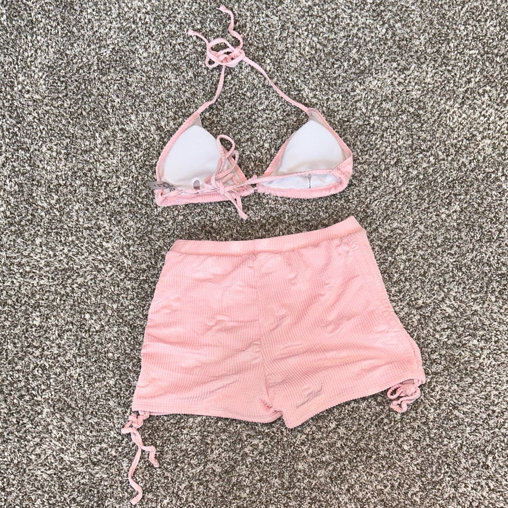Pink Triangle Bikini Shorts Set - Picture 8 of 8